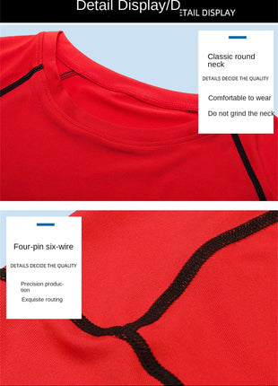Men’s Long Sleeve Workout T-Shirt – Fitness & Running Sportswear Top for Spring and Autumn – Outdoor Activewear