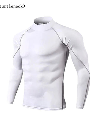 Men’s Long Sleeve Workout T-Shirt – Fitness & Running Sportswear Top for Spring and Autumn – Outdoor Activewear