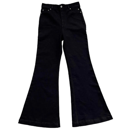 Men’s Full-Length Black Denim Jeans – Solid Streetwear Pants with Zipper – Casual Fashion Fit