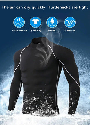 Men’s Long Sleeve Workout T-Shirt – Fitness & Running Sportswear Top for Spring and Autumn – Outdoor Activewear