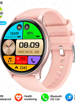 2025 Bluetooth Calling Smartwatch – 1.43" AMOLED HD Display – Compatible with Xiaomi & Huawei – For Men & Women