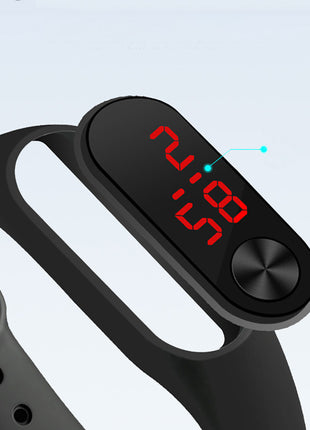 Smartwatch for Men & Women – Sports Fitness Tracker with LED Display – Stylish Electronic Hand Ring Watch