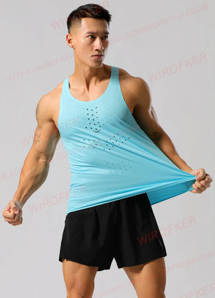 Men’s Sleeveless Gym Shirt – High-Quality Quick-Dry Mesh Tank Top – Breathable Workout Singlet for Fitness & Street Style