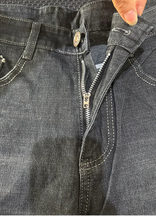 2024 Autumn/Winter Men’s Jeans – High-Quality Stretch Denim with Washed Finish – Thickened, Durable Pants (Sizes 28–40)