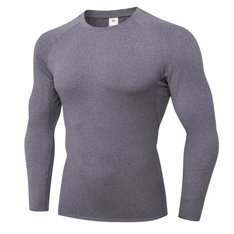 Men’s Long Sleeve Compression Shirt – Cool Dry Athletic Base Layer for Gym, Running, and Sports Training