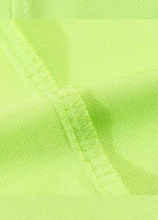Men’s Short Sleeve Polo Shirt – Casual Solid Color Lapel Top – Breathable, Comfortable Summer Workwear