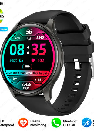 2025 Bluetooth Calling Smartwatch – 1.43" AMOLED HD Display – Compatible with Xiaomi & Huawei – For Men & Women