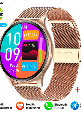 2025 Bluetooth Calling Smartwatch – 1.43" AMOLED HD Display – Compatible with Xiaomi & Huawei – For Men & Women