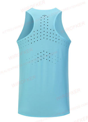 Men’s Sleeveless Gym Shirt – High-Quality Quick-Dry Mesh Tank Top – Breathable Workout Singlet for Fitness & Street Style