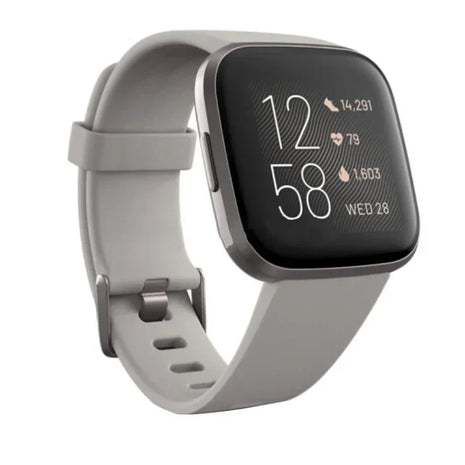 Fitbit Versa 2 Health & Fitness Smartwatch – Heart Rate Monitor, Built-in Alexa, Music Control, Sleep & Swim Tracking – Black/Carbon