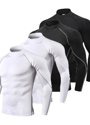 Men’s Long Sleeve Workout T-Shirt – Fitness & Running Sportswear Top for Spring and Autumn – Outdoor Activewear