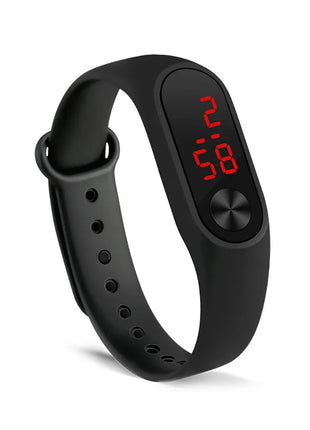 Smartwatch for Men & Women – Sports Fitness Tracker with LED Display – Stylish Electronic Hand Ring Watch