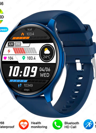 2025 Bluetooth Calling Smartwatch – 1.43" AMOLED HD Display – Compatible with Xiaomi & Huawei – For Men & Women