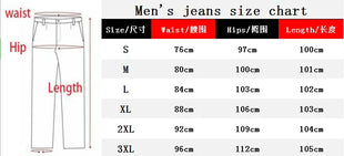 Men’s Ripped Skinny Streetwear Jeans – Hip-Hop Style Stretch Denim – Solid Color Casual Pants with Distressed Details