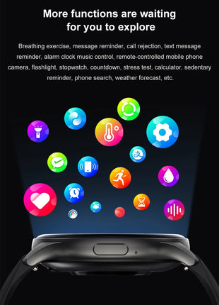 2025 Bluetooth Calling Smartwatch – 1.43" AMOLED HD Display – Compatible with Xiaomi & Huawei – For Men & Women