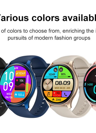 2025 Bluetooth Calling Smartwatch – 1.43" AMOLED HD Display – Compatible with Xiaomi & Huawei – For Men & Women