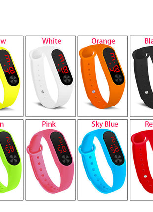 Smartwatch for Men & Women – Sports Fitness Tracker with LED Display – Stylish Electronic Hand Ring Watch
