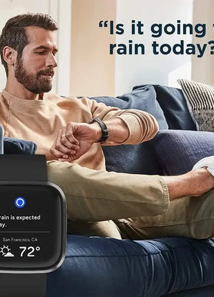Fitbit Versa 2 Health & Fitness Smartwatch – Heart Rate Monitor, Built-in Alexa, Music Control, Sleep & Swim Tracking – Black/Carbon