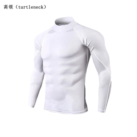 Men’s Long Sleeve Workout T-Shirt – Fitness & Running Sportswear Top for Spring and Autumn – Outdoor Activewear