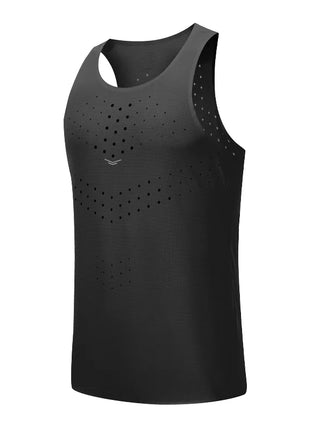 Men’s Sleeveless Gym Shirt – High-Quality Quick-Dry Mesh Tank Top – Breathable Workout Singlet for Fitness & Street Style