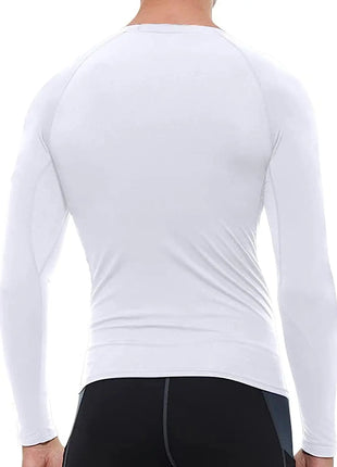 Men’s Long Sleeve Compression Shirt – Cool Dry Athletic Base Layer for Gym, Running, and Sports Training