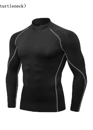 Men’s Long Sleeve Workout T-Shirt – Fitness & Running Sportswear Top for Spring and Autumn – Outdoor Activewear