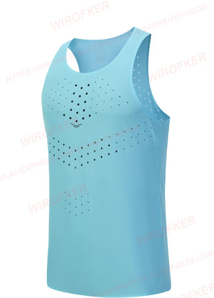 Men’s Sleeveless Gym Shirt – High-Quality Quick-Dry Mesh Tank Top – Breathable Workout Singlet for Fitness & Street Style